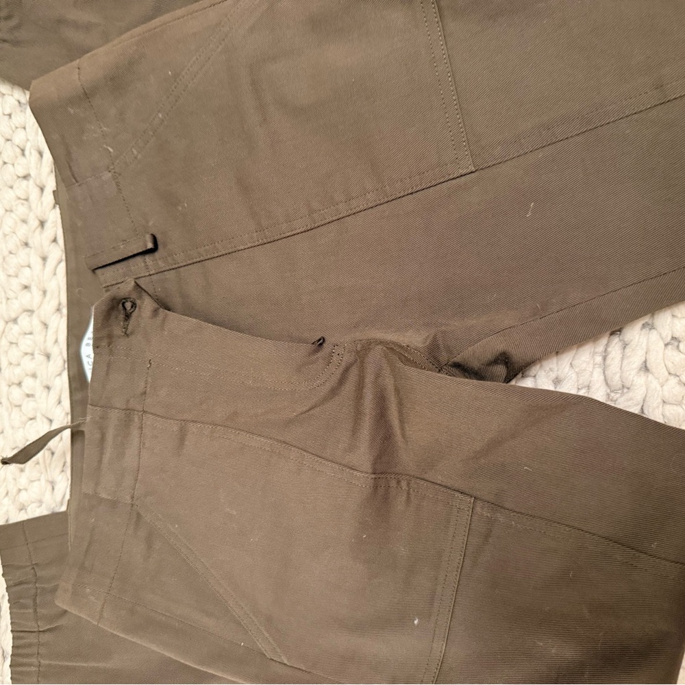 Veronica Beard Olive Cargo Pants - Picture 3 of 8